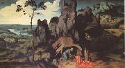 Joachim Patenier Jerome in the Desert (mk05) oil painting reproduction